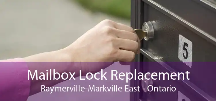 Mailbox Lock Replacement Raymerville-Markville East - Ontario