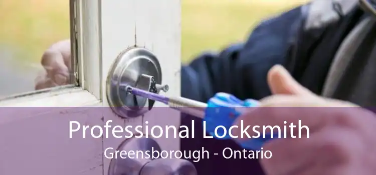 Professional Locksmith Greensborough - Ontario